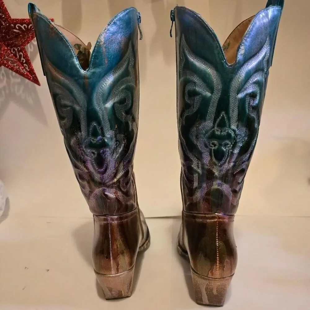 No-brand Women's Blue and Purple Footwear